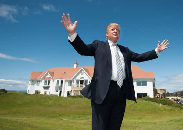 Donald Trump has poured millions into upgrading Turnberry and its hotel but there are fears he would 'suck the air out' of the Open if it was held at the course while he is president. Photograph: John Devlin