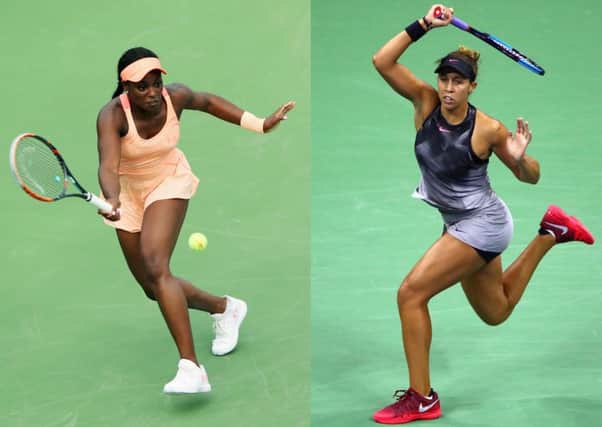 American pair Sloane Stephens, left, and Madison Keys clash in this weekend's US Open final at Flushing Meadows. Picture: Getty Images