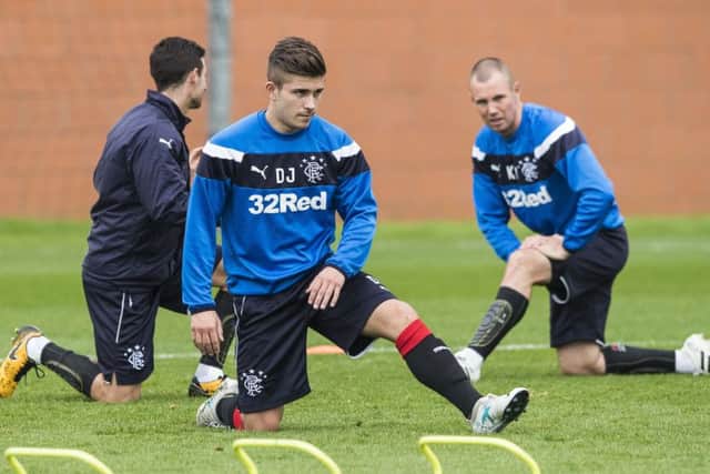 Declan John hopes to make his Rangers debut against Dundee. Picture: SNS