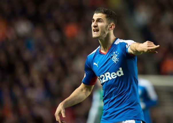 Dominic Ball in action for Rangers during the 2015/16 season. Picture: SNS