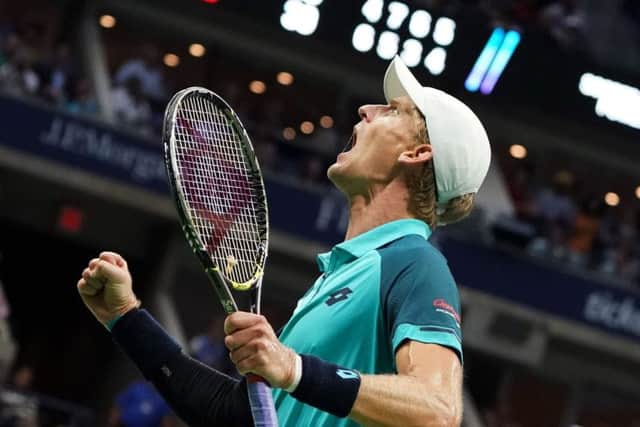 Kevin Anderson will need to have his big serve working. Photograph: Getty