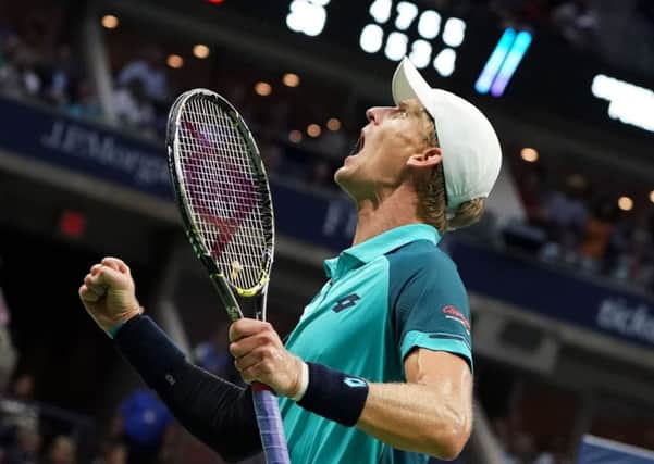 Kevin Anderson will need to have his big serve working. Photograph: Getty