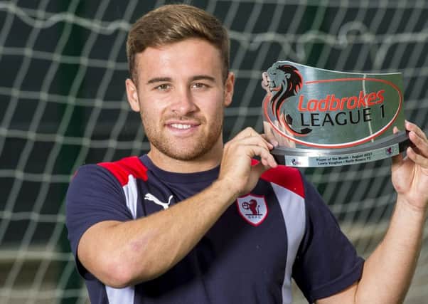 Raith's Lewis Vaughan netted for the tenth consecutive game
