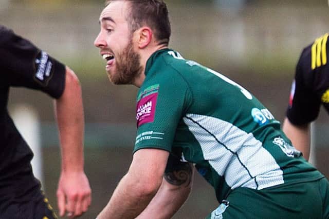 Ali Weir put Hawick ahead but Sirling were too strong. Picture:SNS