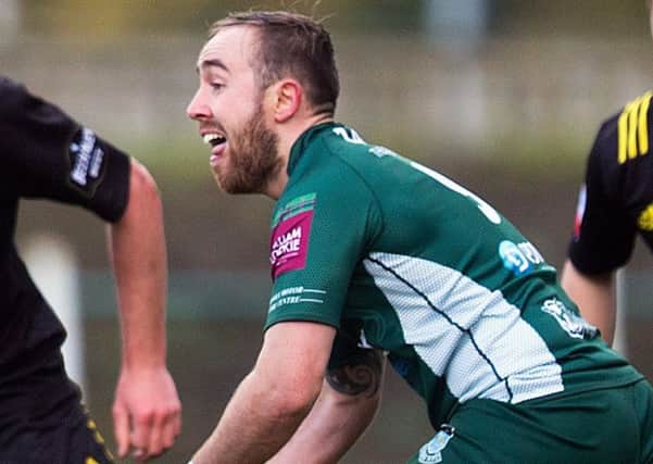 Ali Weir put Hawick ahead but Sirling were too strong. Picture:SNS
