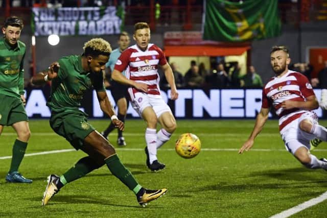Pro-IRA chants could be heard during Celtic's 4-1 defeat of Hamilton Academical. Picture: SNS/Rob Casey