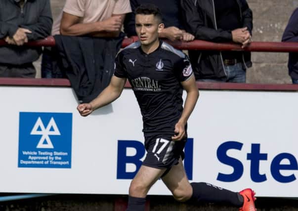 Alex Harris scored for Falkirk in a disappinting draw at Glebe Park. Picture: SNS/Craig Williamson