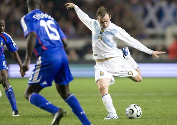 It's ten years since
James McFadden's wonder goal for Scotland against France. Picture: Alan Harvey/SNS