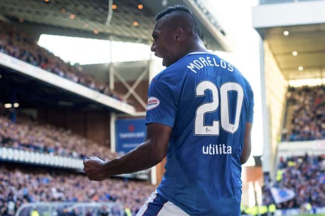 Rangers' Alfredo Morelos has adapted well to Scottish football. Picture: SNS/Craig Williamson
