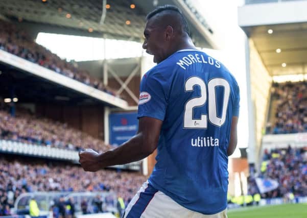 Rangers' Alfredo Morelos has adapted well to Scottish football. Picture: SNS/Craig Williamson