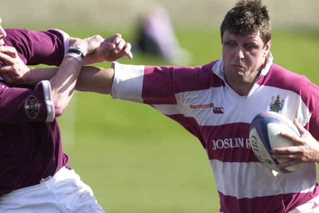 The late Stephen Begley in action for Watsonians against Gala in 2003. Picture: Andrew Stuart