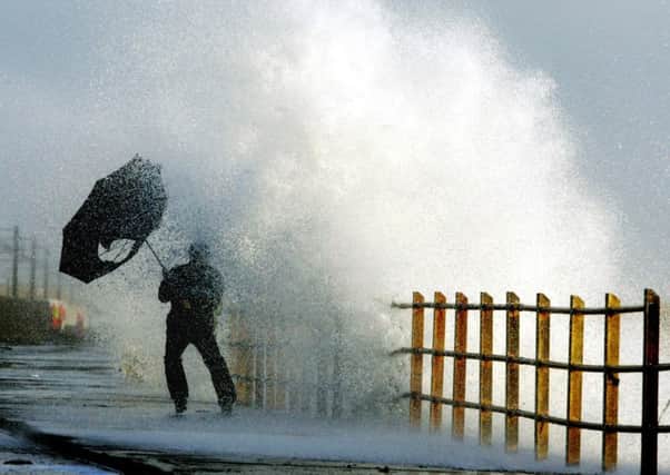 Parts of southern Scotland are set to be battered by high winds and heavy rain. Picture: PA