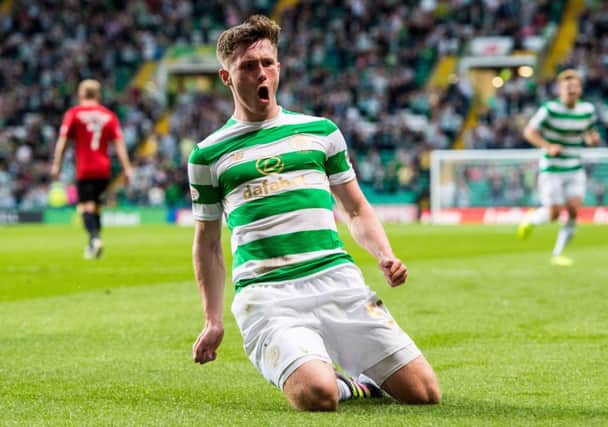 Celtic's Anthony Ralston could be set to start against PSG. Picture: SNS