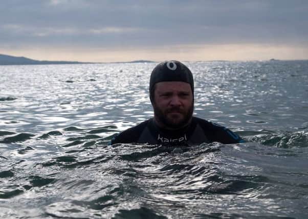 Open water swimmer Calum Macleod. Picture: Contributed