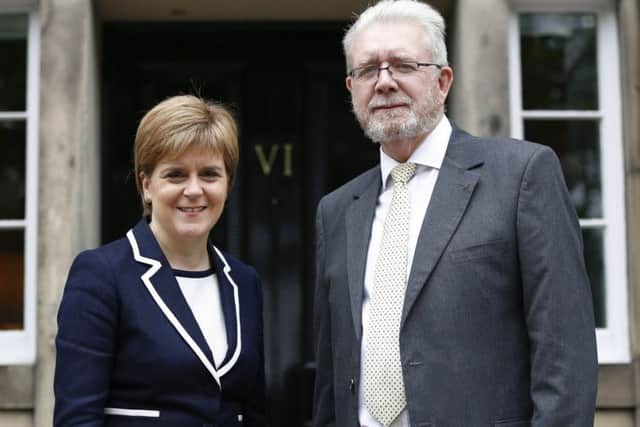 Michael Russell  with First Minister Nicola Sturgeon. Picture: Contributed