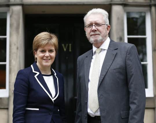 Michael Russell  with First Minister Nicola Sturgeon. Picture: Contributed