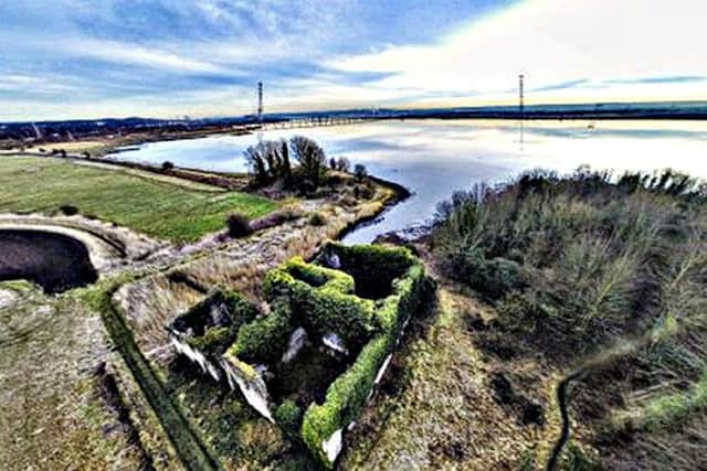 Aerial shot of the distillery. PIC: Quinn Photography/Kennetpans Trust