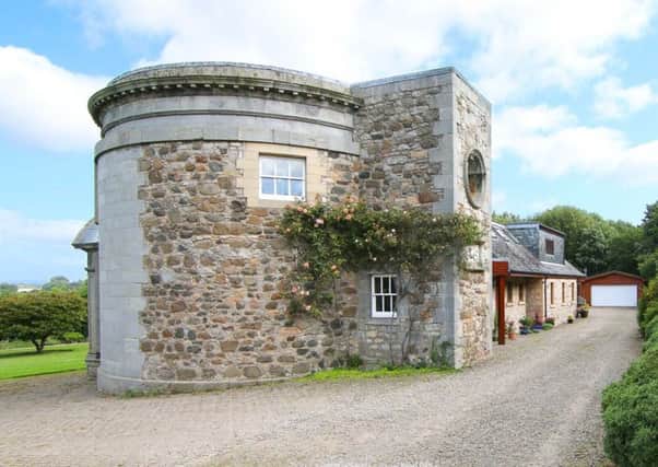 The unique property in Edinburgh combines a luxurious modern house attached to a two-storey temple built in 1759. Picture: Clancy Hendrie Legal