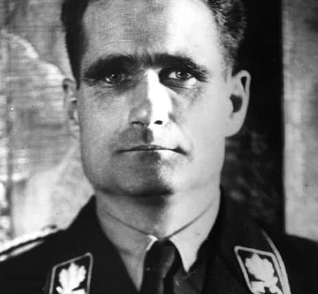 German Nazi and member of the Third Reich's high command Rudolf Hess. (Photo by Fox Photos/Getty Images)