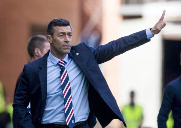 Rangers manager Pedro Caixinha. Picture: SNS