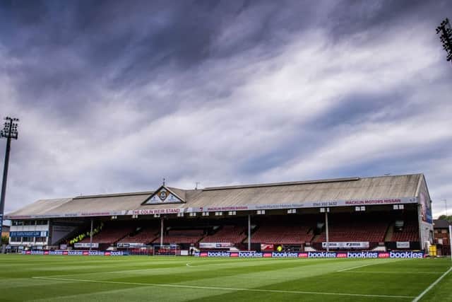 The flags were reportedly stolen from Firhill last weekend. Picture: SNS Group