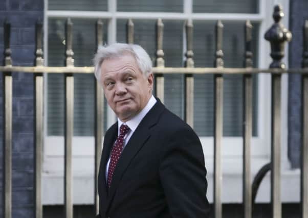 Secretary of State for Exiting the European Union David Davis. Picture: AFP/Getty Images