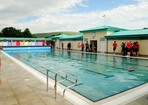Refurbished New Cumnock open air swimming pool is attracting thousands of visitors. Picture: Contributed