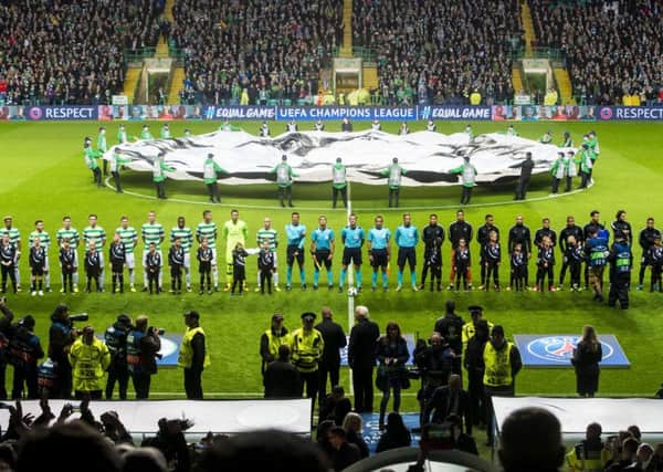 Celtic were played off the park by PSG at Parkhead last night. Picture: SNS