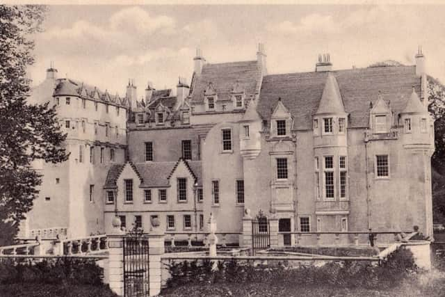 Stonebyres House near Lanark wa,s once owned by the Weir and then Vere family, was partly demolished around 1934. PIC: Contributed.