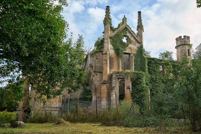 Cambusnethan Priory after volunteers shifted some of the vegetation. PIC: Shane Martin.