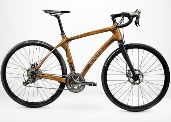 Bike made from Glenmorangie whisky casks.