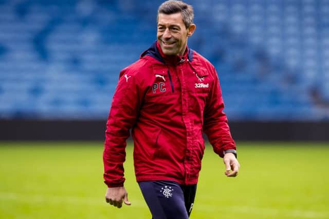 Rangers manager Pedro Caixinha looking to take Rangers top of the league. Picture: SNS/Paul Devlin