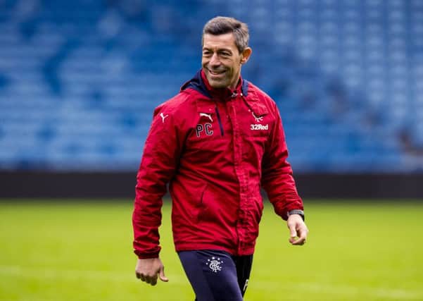 Rangers manager Pedro Caixinha looking to take Rangers top of the league. Picture: SNS/Paul Devlin