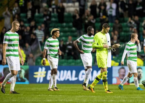 The Celtic players were given low marks by French sports paper L'Equipe. Picture: SNS/Craig Williamson