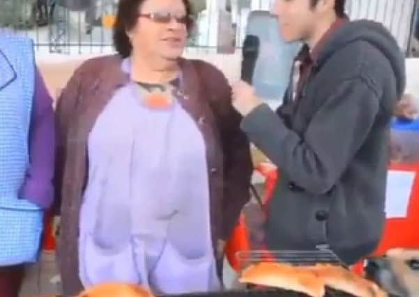 Chile's national hero, the empanada stealing dog. Picture: KuartaTV