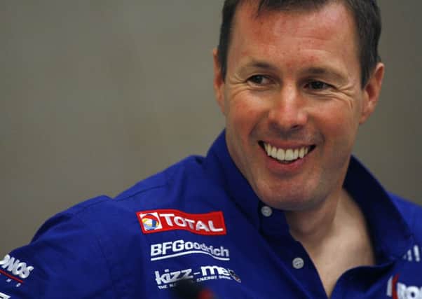 Scots rally legend, the late Colin McRae, looking relaxed during a press conference at the 2006 Rally of Turkey. Photo by Picture: Reporter Images/Getty