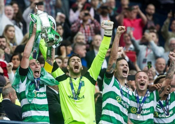 Celtic triumphed over Aberdeen to win the William Hill Scottish Cup final this year. Picture: John Devlin
