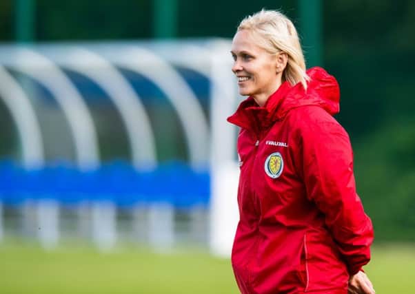 Shelley Kerr made a winning start to her reign as head coach to the Scotland Women team. Picture: SNS.