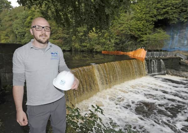 Jamie Ormiston, from the River Forth Fisheries Trust
Conservationists who have been using a novel technique to save fish from a Scottish river during a major project to improve migration routes for spawning salmon and other species. Pciture: Neil Hanna Photography