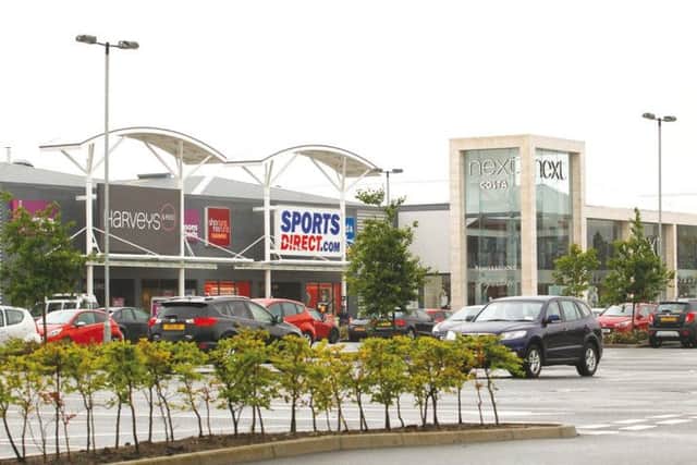 The retail park at Straiton. Picture: Scott Louden