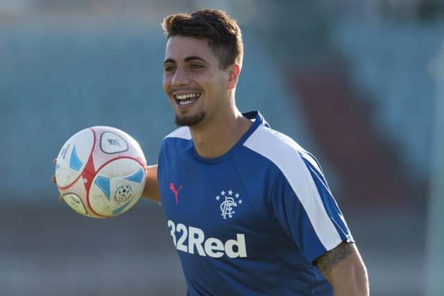 Fabio Cardoso is not fazed by the prospect of his first-ever derby being the Old Firm clash with Celtic at Ibrox next Saturday.
Photograph: Craig Foy/SNS