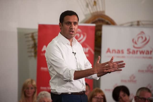 Anas Sarwar launches his campaign to be Scottish Labour leader. Picture; John Devlin