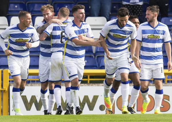Greenock Morton moved to third after defeating Queen of the South. Picture: SNS/Bruce White