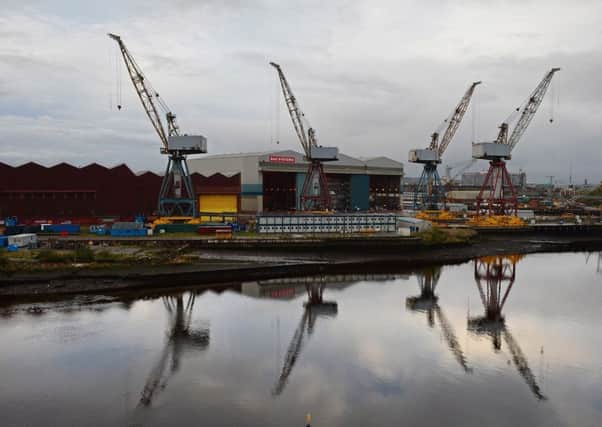 Chris Stephens, the SNP MP whose Glasgow South West constituency includes the BAE Systems shipyards on the Clyde (pictured), said defence analyst Francis Tusas comments backed cross-party calls for a rethink on Type 31. Picture: Jeff J Mitchell/Getty Images