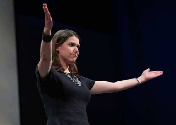 Jo Swinson MP makes a speech during the second day of the Liberal Democrats Autumn Conference at the Bournemouth International Centre. Picture: Andrew Matthews/PA Wire