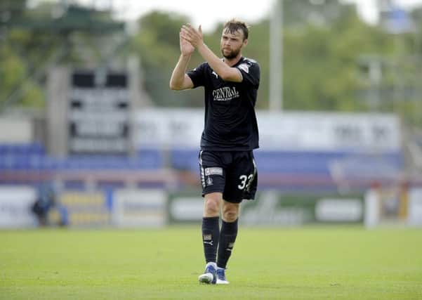 Rory Loy has called on Falkirk's fans to show more respect for manager Peter Houston. Picture: Michael Gillen
