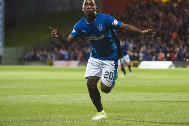 Alfredo Morelos scored again for Rangers against Partick Thistle. Picture: SNS Group