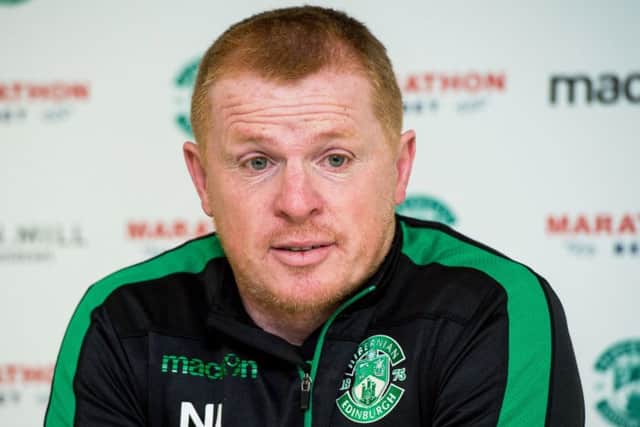 Neil Lennon is hoping for a reaction from his players after the 'Jekyll and Hyde' performance against Motherwell. Picture: SNS Group