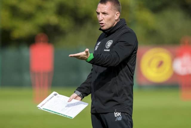Celtic manager Brendan Rodgers will see his side take on Anderlecht next week. Picture: SNS