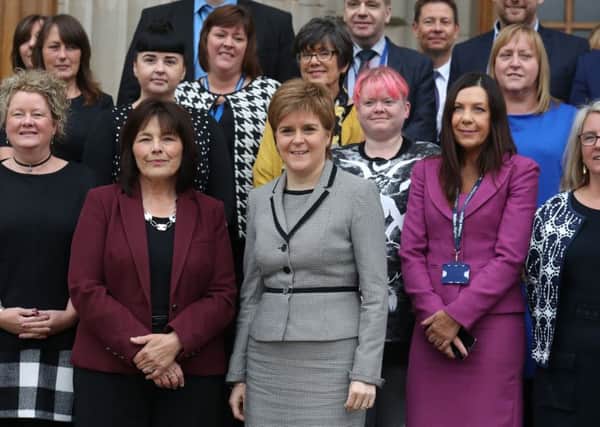 First Minister Nicola Sturgeon spoke of the difficulties starting out as a young female politician. Picture: Andrew Milligan/PA Wire